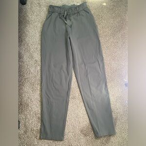 Lululemon keep moving pants grey sage